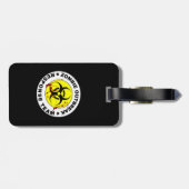 ゾンビの発生の応答のチーム ラゲッジタグ (裏面横)