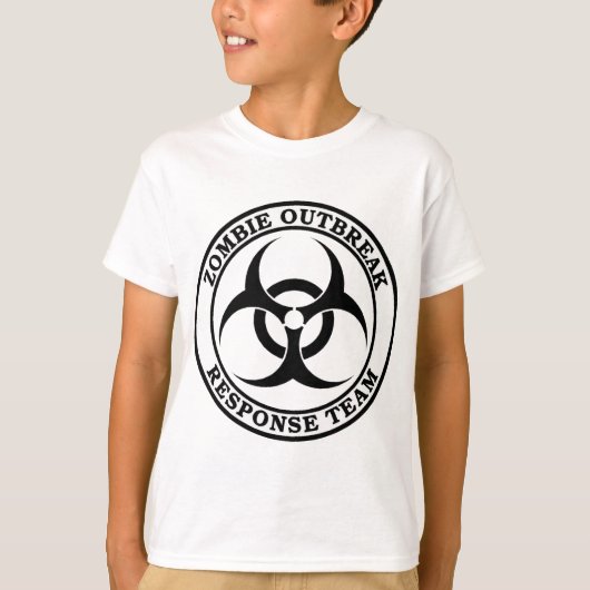 ゾンビの発生の応答のチーム(生物学的災害［有害物質］) Tシャツ (正面)