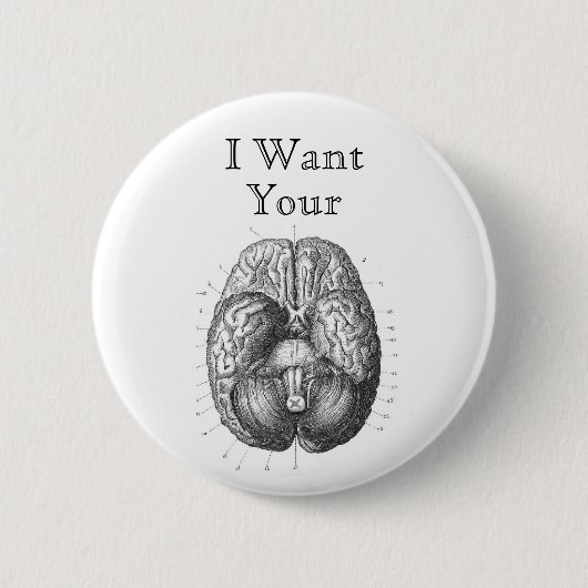 ゾンビの積み込みラインボタン 缶バッジ (正面)