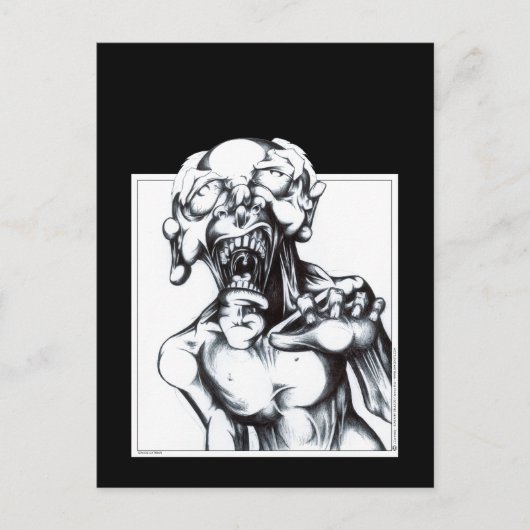 ゾンビの空腹 ポストカード (正面)