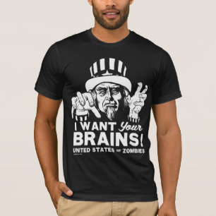 ゾンビの米国市民ワイシャツ Tシャツ