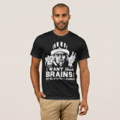 ゾンビの米国市民ワイシャツ Tシャツ (正面フル)