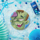 ゾンビの紙皿の漫画 ペーパープレート (パーティー)