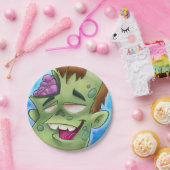 ゾンビの紙皿の漫画 ペーパープレート (パーティー)