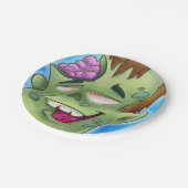 ゾンビの紙皿の漫画 ペーパープレート (アングル)