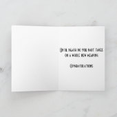 ゾンビの結婚式 カード (内部)