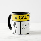 ゾンビの絶滅プログラム マグカップ (正面左)