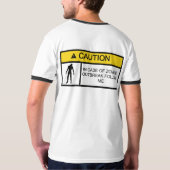 ゾンビの絶滅プログラム Tシャツ (裏面フル)