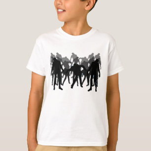 ゾンビの群集 Tシャツ