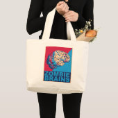 ゾンビの脳 ラージトートバッグ (正面(商品))