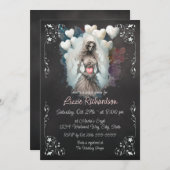 ゾンビの花嫁のシャワー招待状 招待状 (正面/裏面)