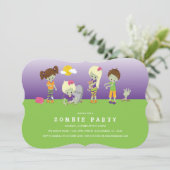 ゾンビの衣装パーティー 招待状 (スタンド正面)