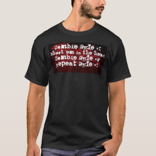 ゾンビの規則 Tシャツ