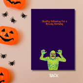 ゾンビの誕生日ハロウィンパーティー スプーキ 招待状