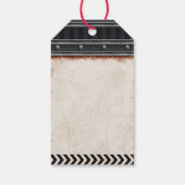 ゾンビの誕生日パーティーお礼状（バイオハザード付き） ギフトタグ (裏面)