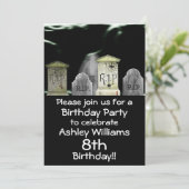 ゾンビの誕生日パーティー招待状 招待状 (スタンド正面)