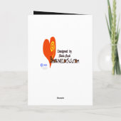 ゾンビの謎のハロウィンおもしろいなカード カード (裏面)