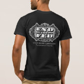 ゾンビの資本主義のワイシャツ Tシャツ (裏面)