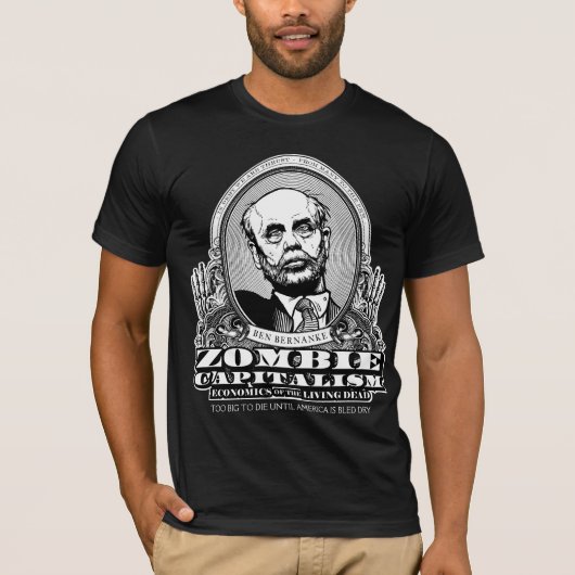 ゾンビの資本主義のワイシャツ Tシャツ (正面)