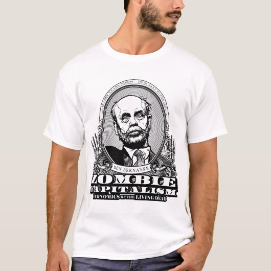 ゾンビの資本主義のワイシャツ Tシャツ (正面)