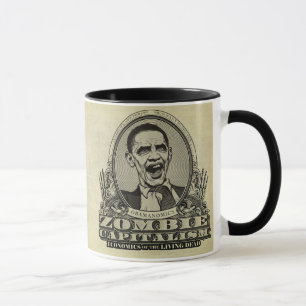 ゾンビの資本主義のObamanomicsのマグ マグカップ