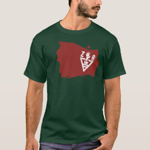 ゾンビの軍隊の記章のワイシャツ Tシャツ