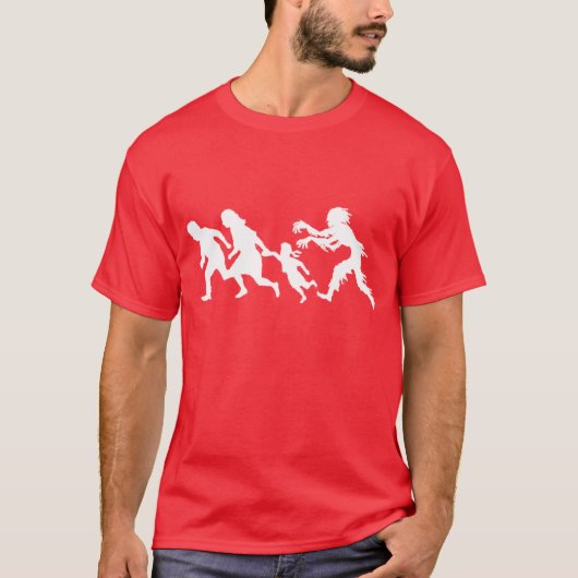 ゾンビの追跡 Tシャツ (正面)