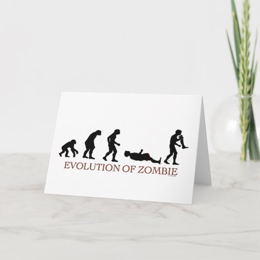 ゾンビの進化 カード (正面)