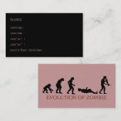 ゾンビの進化 名刺 (正面/裏面)