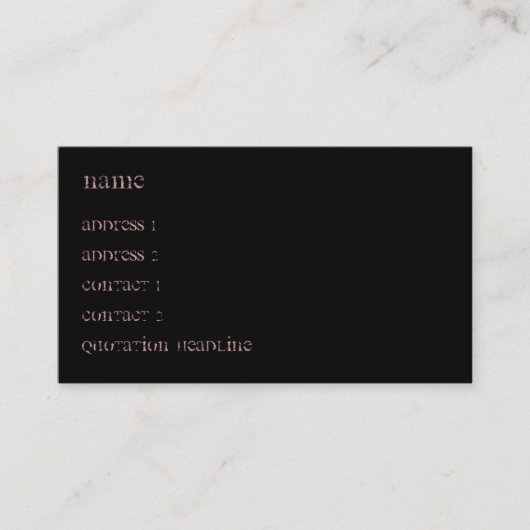 ゾンビの進化 名刺 (正面)