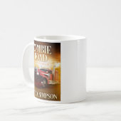 ゾンビの道のコーヒーカップ コーヒーマグカップ (正面左)