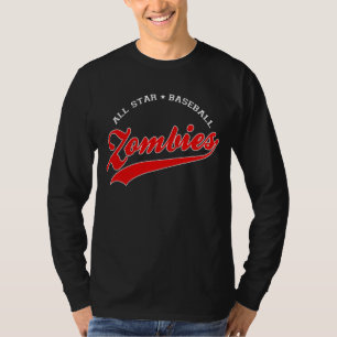 ゾンビの野球- Tシャツ