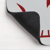 ゾンビの長い顔のマウスパッド マウスパッド (コーナー)