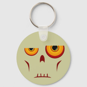 ゾンビの長い顔Keychain キーホルダー