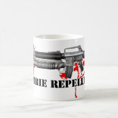 ゾンビの防水加工剤 コーヒーマグカップ (中央)