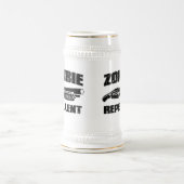ゾンビの防水加工剤-散弾銃 ビールジョッキ (中央)
