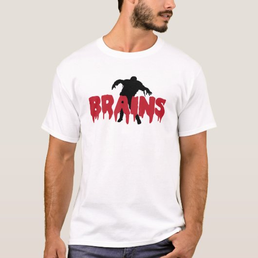 ゾンビの頭脳 Tシャツ (正面)
