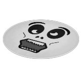 ゾンビの顔 カッティングボード (角)