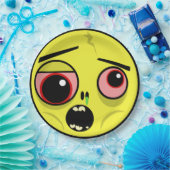 ゾンビの顔 ペーパープレート (パーティー)