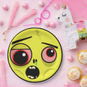 ゾンビの顔 ペーパープレート (パーティー)