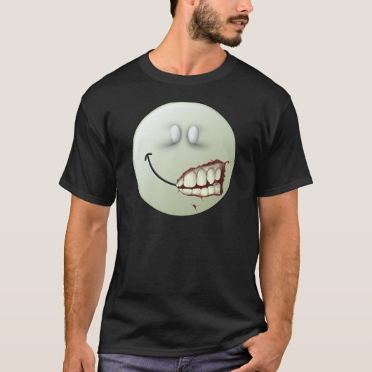 ゾンビの顔 Tシャツ (正面)