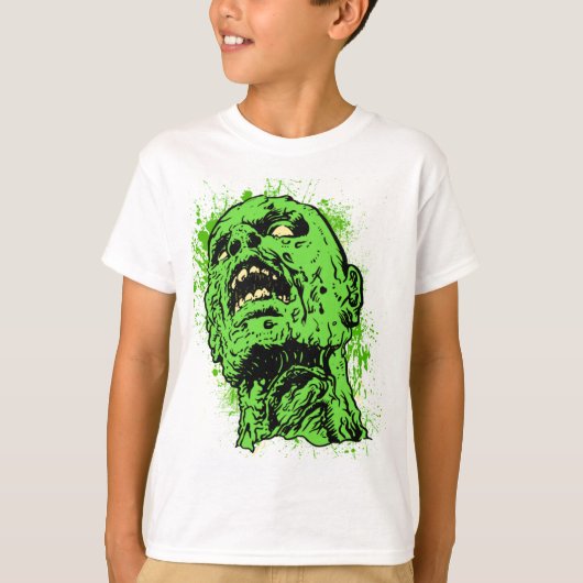 ゾンビの顔 Tシャツ (正面)