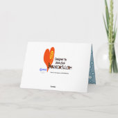 ゾンビの魚のバースデー・カード カード (裏面)