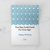 ゾンビの魚のバースデー・カード カード (内部)