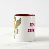 ゾンビの鶏 ツートーンマグカップ (中央)