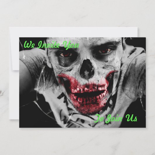 ゾンビの黙示録のパーティの招待状 招待状 (正面)