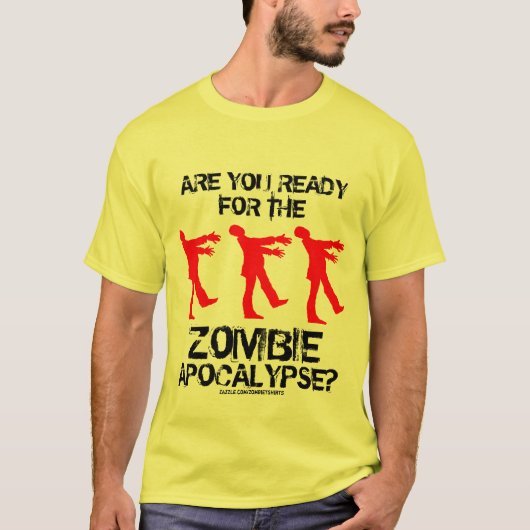 ゾンビの黙示録のTシャツ! Tシャツ (正面)
