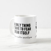 ゾンビの黙示録を恐れて下さい コーヒーマグカップ (正面左)