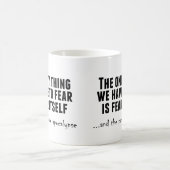 ゾンビの黙示録を恐れて下さい コーヒーマグカップ (中央)