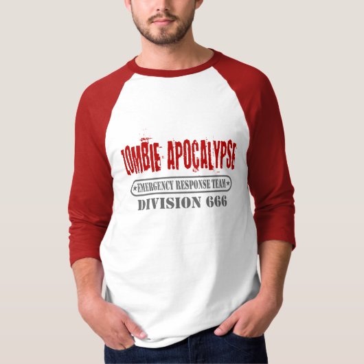 ゾンビの黙示録部666 Tシャツ (正面)